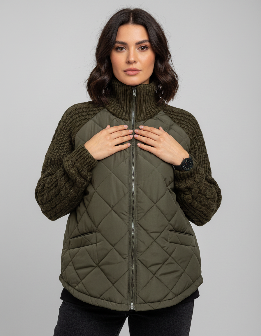 Hybride Jas voor Dames – Sportieve & Trendy Mix