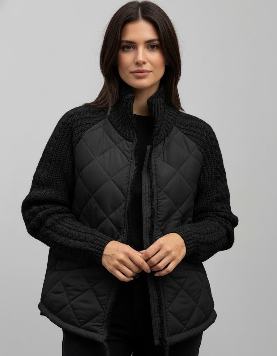 Hybride Jas voor Dames – Sportieve & Trendy Mix