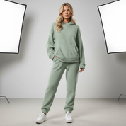 Teddy Fleece Joggingpak Set voor Dames – Ultra Comfortabele Winterset