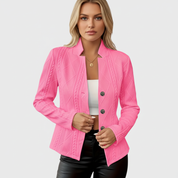 Blazer met Textuur voor Dames – Elegante Structured Blazer
