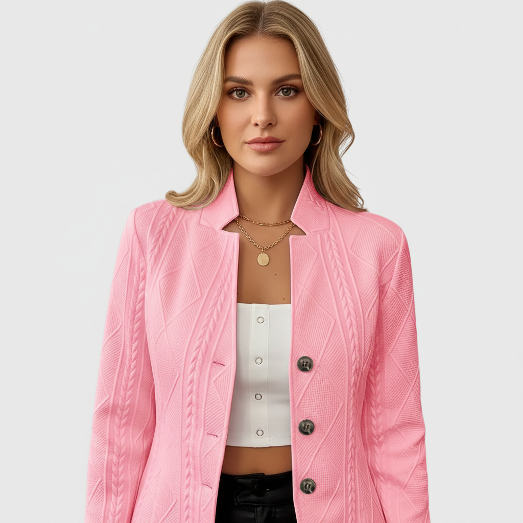 Dea Studios Blazer met Textuur