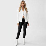 Blazer met Textuur voor Dames – Elegante Structured Blazer