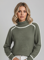 Dea Studios Gebreide Turtleneck Trui