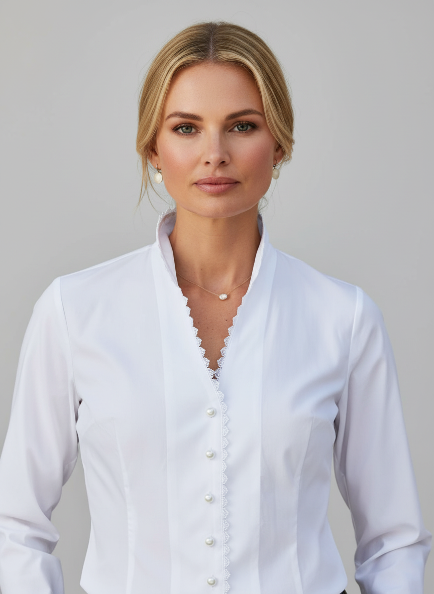 Blouse met Ruches voor Dames – Stijlvolle Chic Look