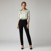 Zijde Blouse voor Dames – Luxe Silk Look Blouse