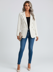 Tweed Blazer voor Dames – Stijlvolle Elegante Blazer