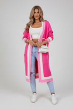 Dea Studios Lange Gestreepte Cardigan