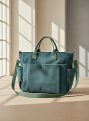 Corduroy Schoudertas Dames | met Trendy Ribstof en Ruime Praktische Indeling