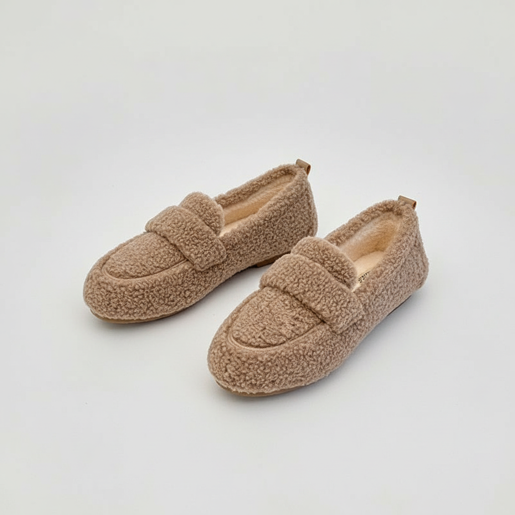 Amara CozyCloud Pantoffels Dames | Luxe Lamswollen Pantoffels | Warme Ademende Huispantoffels