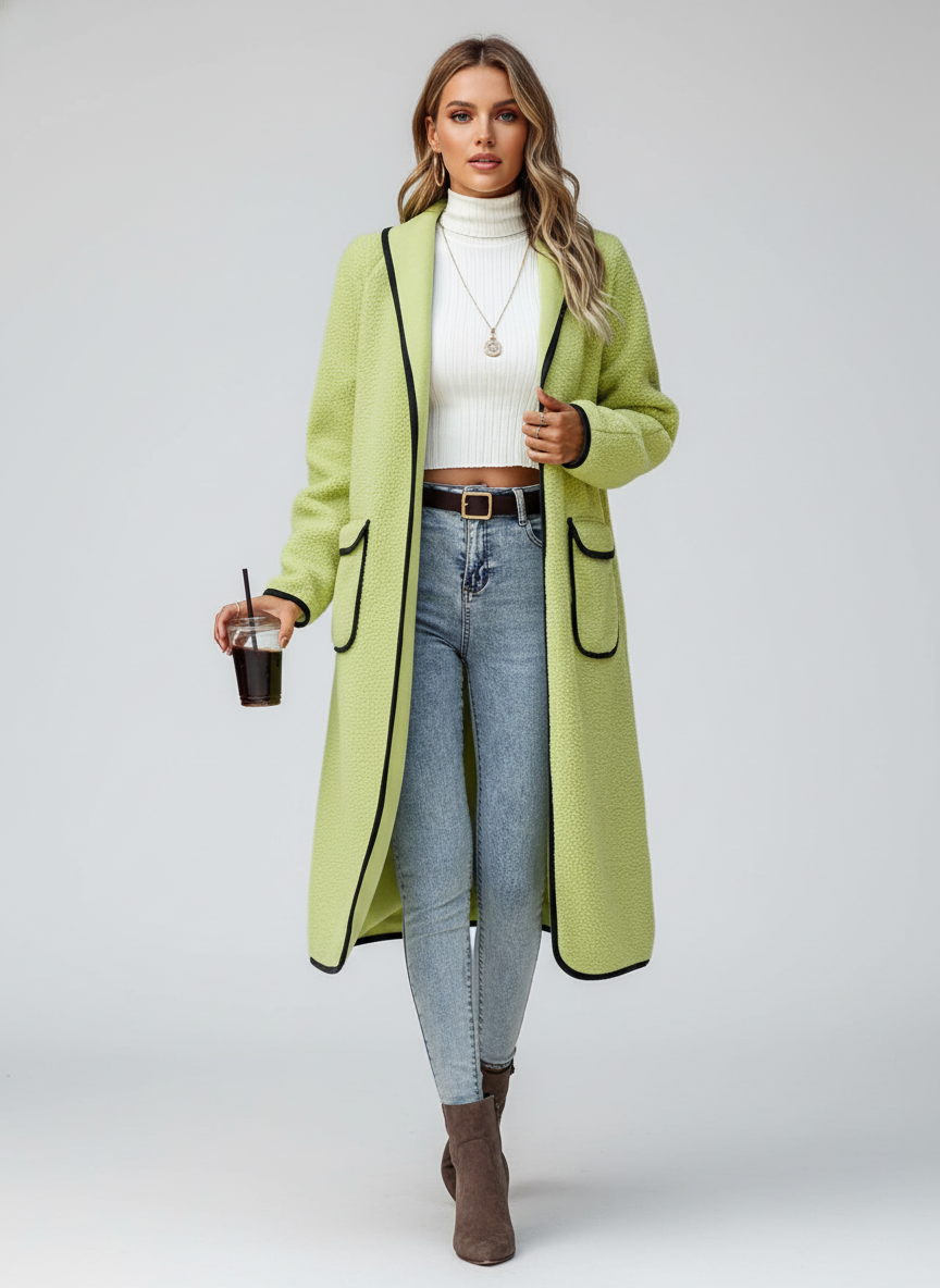 Dea Studios Teddy Jas met Contrasterende Rand