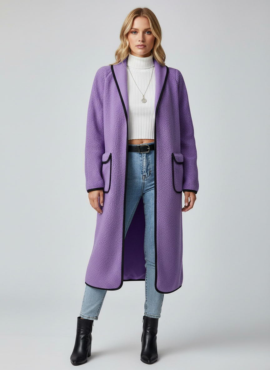 Dea Studios Teddy Jas met Contrasterende Rand