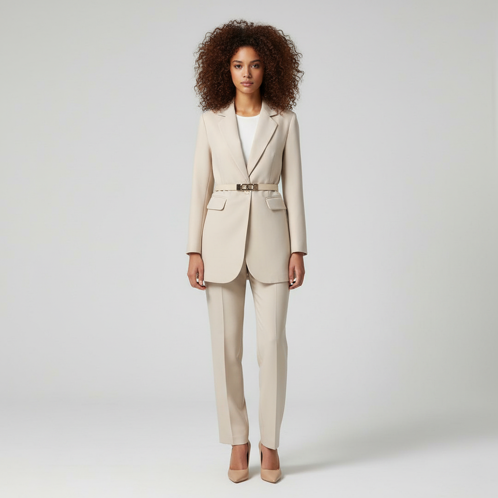 Dea Studios Blazer Beige & Taupe