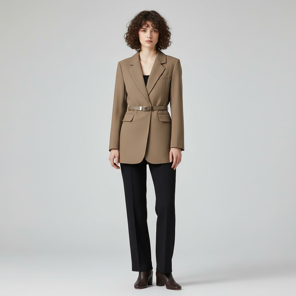 Dea Studios Blazer Beige & Taupe