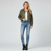 Studded Denim Jacket voor Dames – Stoer Spijkerjack