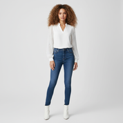 Elegante Dames Top met Mouwtextuur – voor Casual & Chic Looks