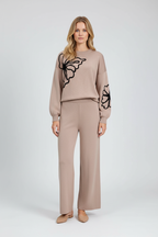 Dea Studios Gebreide Set met Bloemen