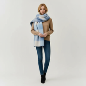 Zachte Plaid Sjaal voor Dames – Warme Geruite Winter Sjaal