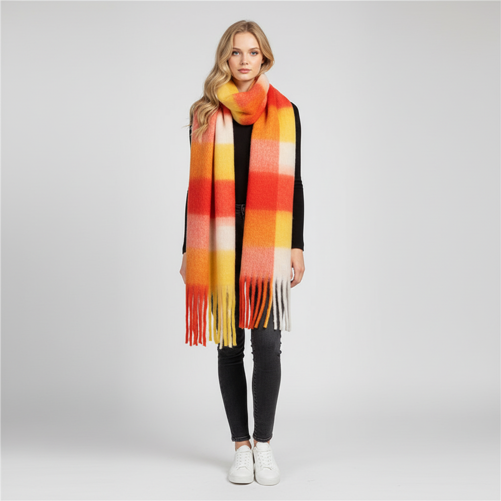 Dea Studios Zachte Plaid Sjaal