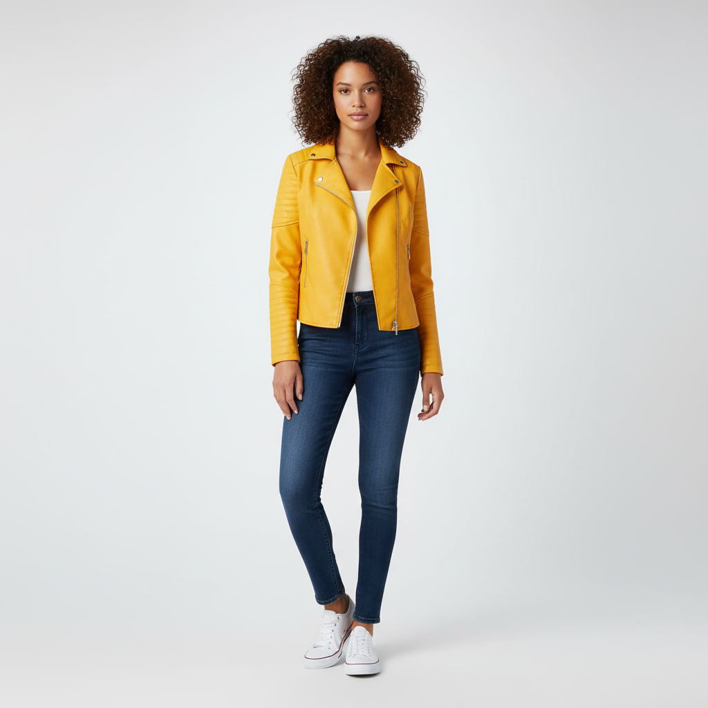 Biker Jack voor Dames – Stoer Leren Jack in Tijdloze Biker Style