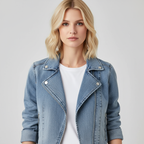 Dea Studios Biker Denim Jacket