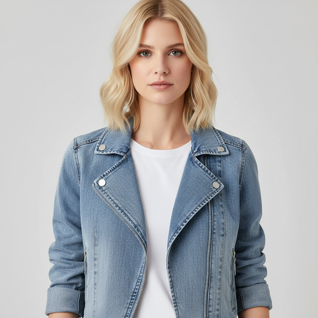 Dea Studios Biker Denim Jacket