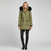 Dames Parka – Warme Waterafstotende Winterjas met Luxe Voering