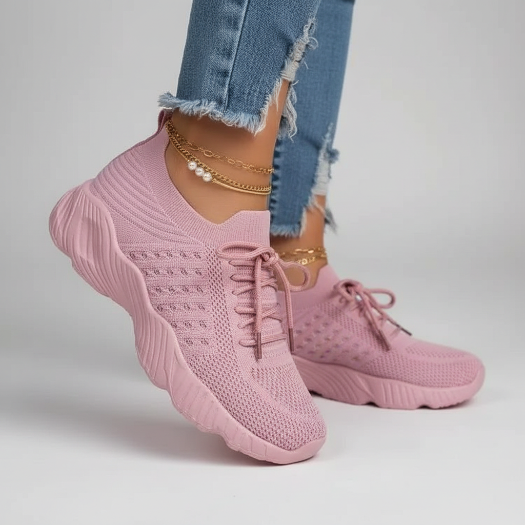 Orthopedische Sneakers Dames – Ademende Mesh Sportschoenen met Steun en Comfort