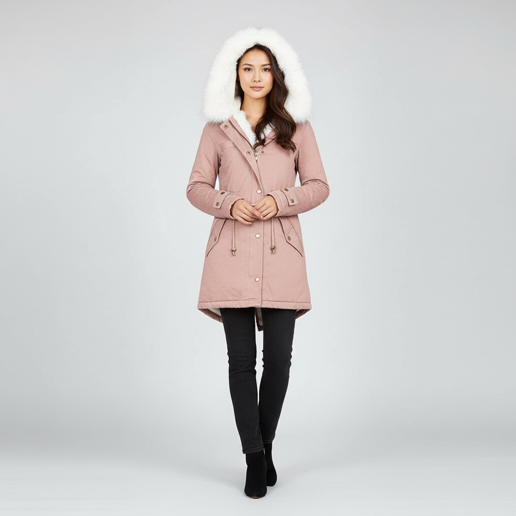 Parka voor Dames met Bontkraag – Warme Winterjas met Luxe Voering & Bescherming
