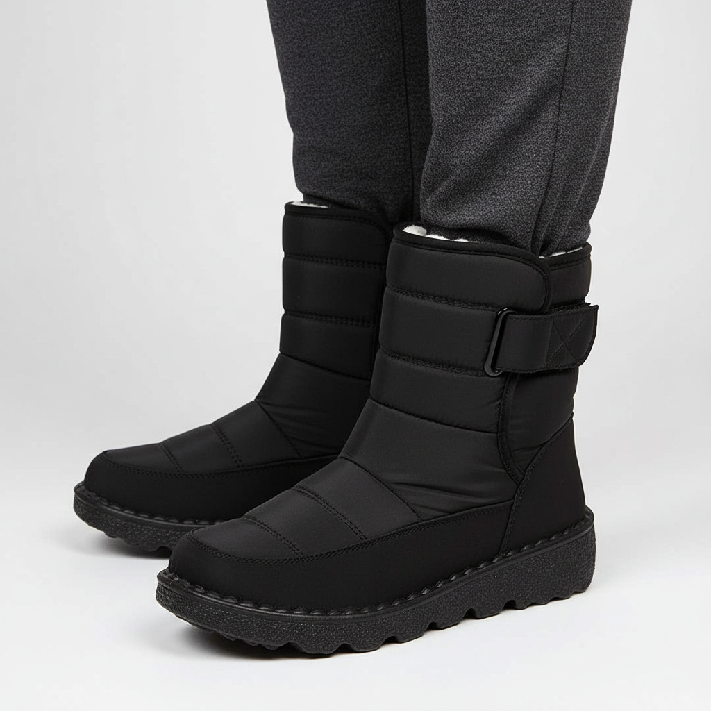 Waterdichte Winter Snow Boots voor Dames – Warme Enkelboots voor Sneeuw & Kou