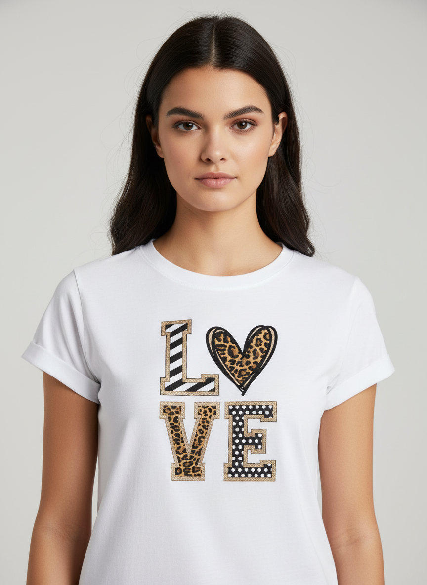 Dea Studios Crewneck Hart T-shirt