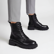 Leren Veterlaarzen voor Dames – Stoere Hoge Boots van Leer
