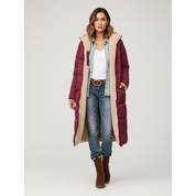 Dames Omkeerbare Winterjas – Dubbelzijdig Design met Flatterende Pasvorm