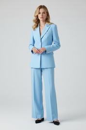 Blazer & Broek Set voor Dames – Elegante Twee-delige Suit Set voor Zakelijk & Chic