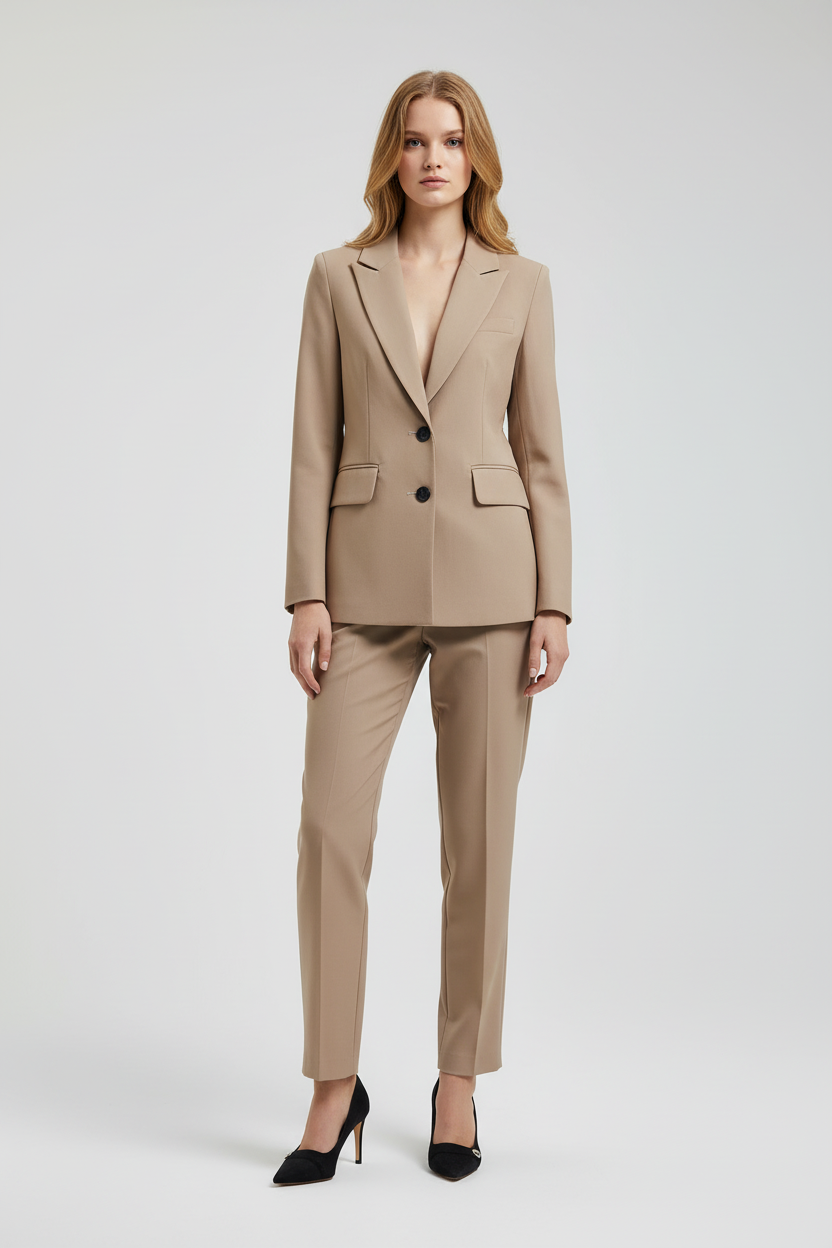 Blazer & Broek Set voor Dames – Elegante Twee-delige Suit Set voor Zakelijk & Chic
