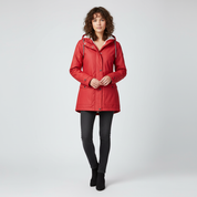 Outdoor Jas voor Dames – Warme Waterafstotende Jas met Zachte Fleece Voering