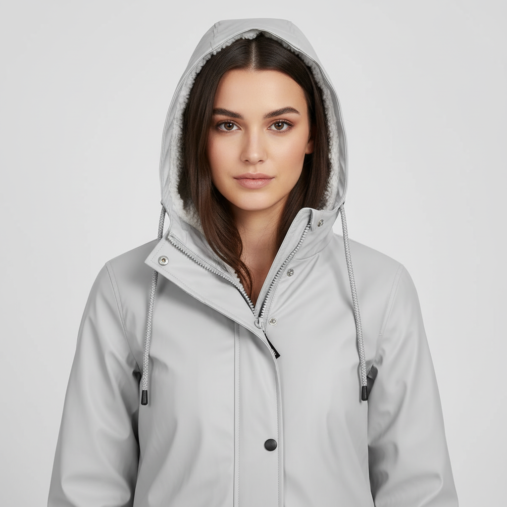 Outdoor Jas voor Dames – Warme Waterafstotende Jas met Zachte Fleece Voering