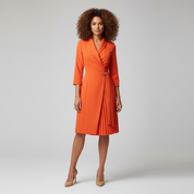 Blazerjurk voor Dames – Elegante Jurk met Plissé Rok & Stijlvolle Tailored Fit