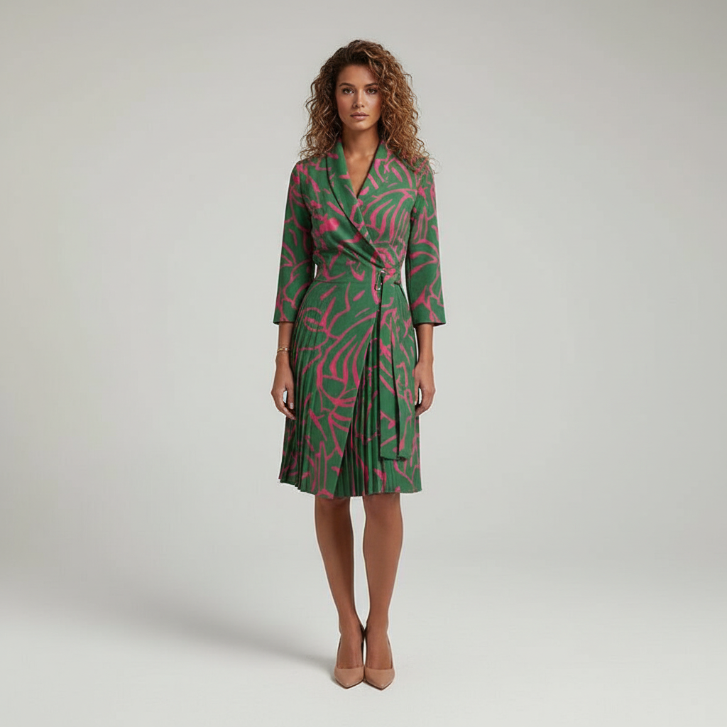 Blazerjurk voor Dames – Elegante Jurk met Plissé Rok & Stijlvolle Tailored Fit