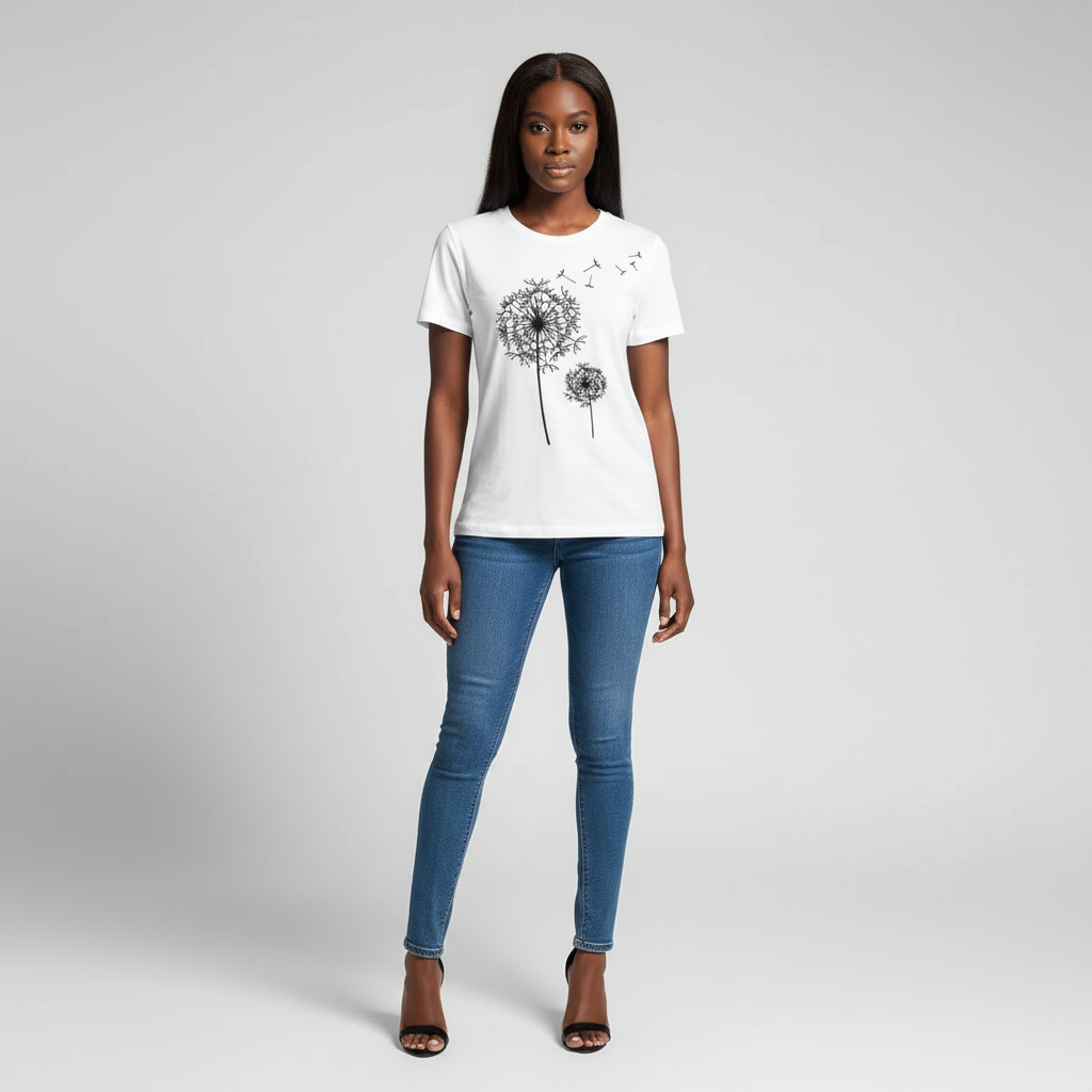 Casual T-Shirt voor Dames – Comfortabel Basic Shirt in Everyday Style