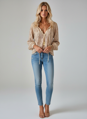 Dames Blouse met Kant – Elegante Lace Shirt voor Chic & Tijdloze Looks