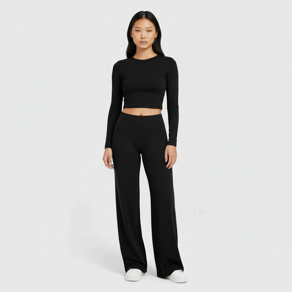 Wijde Loungebroek voor Dames – Zachte Comfort Lounge Pants met Relaxte Pasvorm