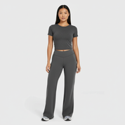 Wijde Loungebroek voor Dames – Zachte Comfort Lounge Pants met Relaxte Pasvorm