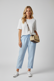 Luchtige Broek voor Dames – Comfortabele Zomerbroek met Ademend Licht Materiaal