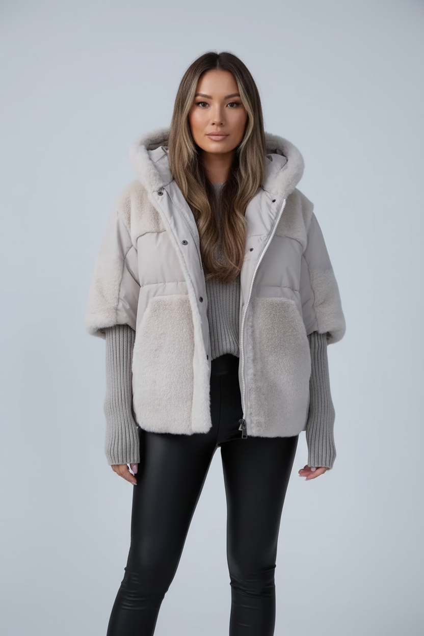 Gewatteerde Winterjas voor Dames – Warme Winterjas met Capuchon & Comfort Fit