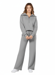 Fleece Lounge Set voor Dames – Zachte Warme Loungewear Set met Comfort Fit