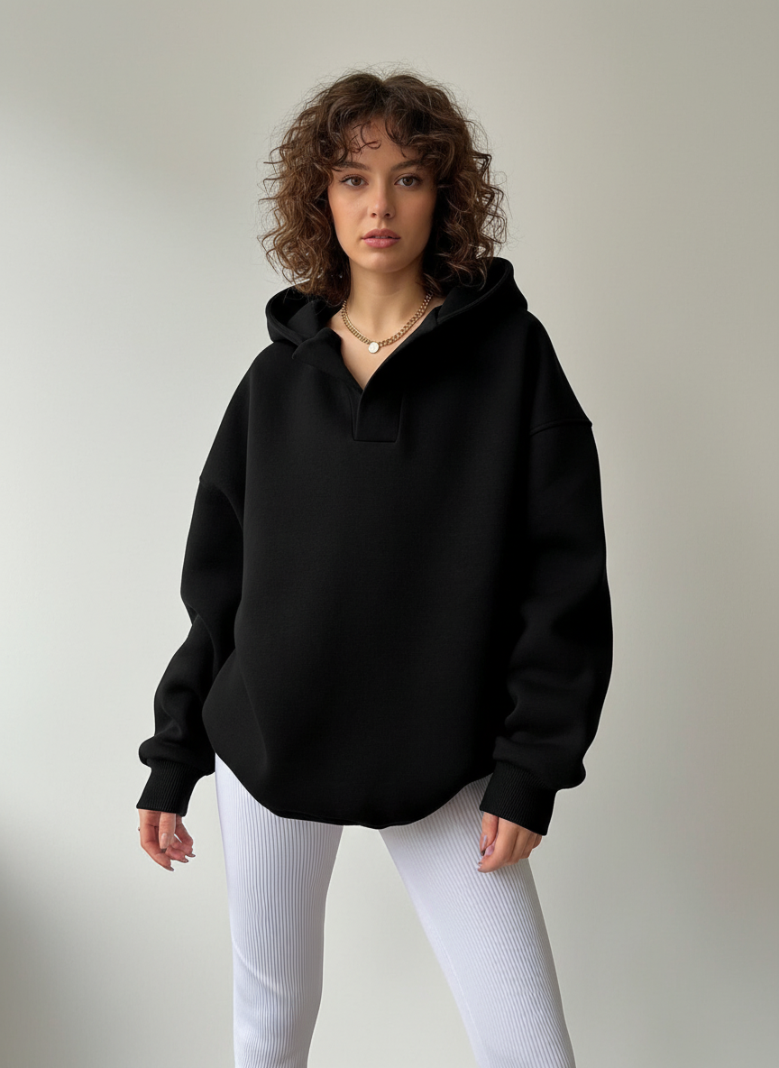 Dea Studios Oversized V-hals Hoodie