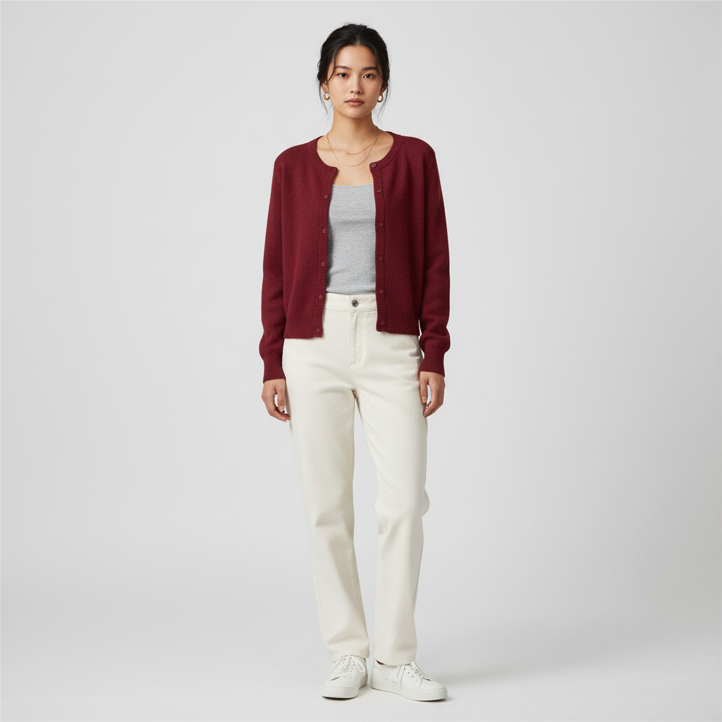 Gebreide Cardigan voor Dames – Zacht Knit Vest met Comfortabele Pasvorm