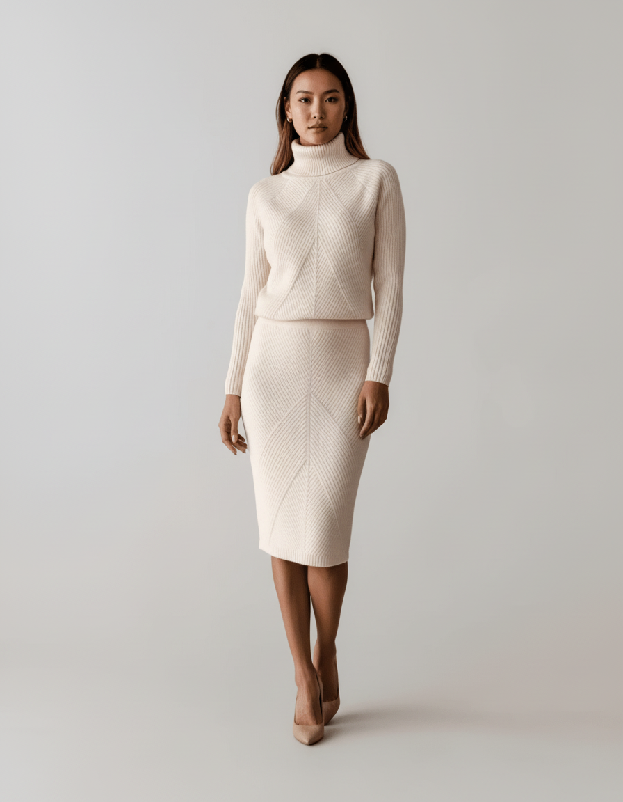 Dea Studios Gebreide Set Chevron