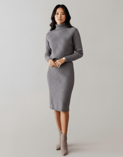 Gebreide Dames Set met Chevronpatroon – Zachte Knit Twee-Delige Outfit