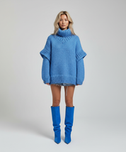 Oversized Gebreide Trui voor Dames – Zachte Warm Knit Sweater met Relaxte Fit